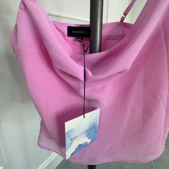 Majorelle Revolve Pretty pink flower applique camisole top size XXS new w/tags - Picture 3 of 3